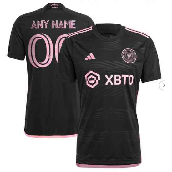 Men's Inter Miami CF adidas Black 2023 La Noche Replica Custom Jersey